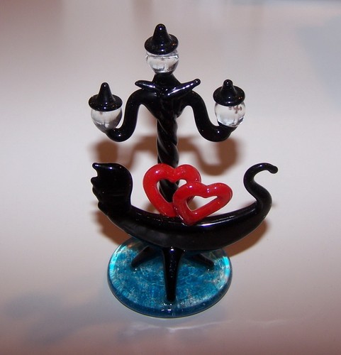 Gondole lampadaire verre - et,