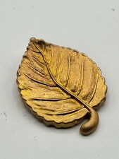 ZY -Broche Feuille Dorée