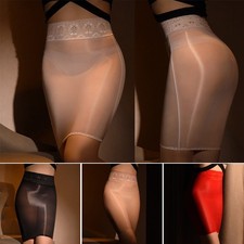 Soirée Jupes Vêtement de Jupons Sexy Taille Haute Transparent Femmes Court