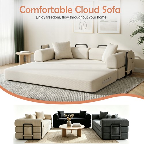 Seater futon sleeper sofa - seater,