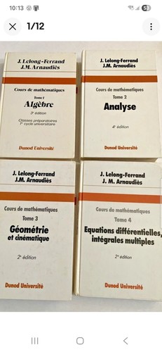 Lot tomes algebre analyse - lot, de