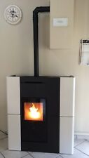 Poêle Lame H Céramique Hydro Edilkamin 22KW à Eau Pellet Grande Discount