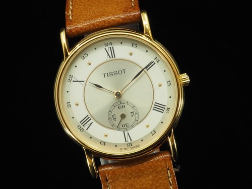 Vintage tissot d157 gold - vintage, roman