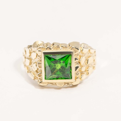 Bague chevalière nugget doré - bague,