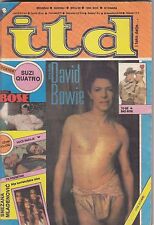 DAVID BOWIE STORY MUSIC MAGAZINE ITD YUGOSLAVIA 1982 JOHNNY HALLYDAY