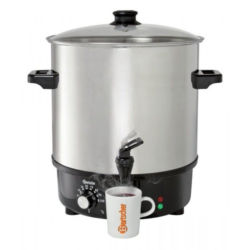 Marmite inox vin chaud 25 - marmite,