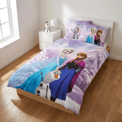 Parure lit elsa anna - lit, olaf