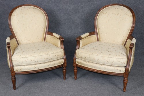 Pair louis xvi style - louis, bergere