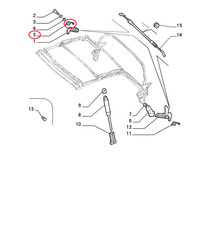 Ressort Pour Capote FIAT PUNTO