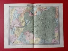 PLAN ANCIEN DE FONTAINEBLEAU