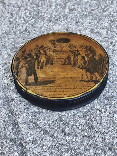 Tabatière 1820 signé - tabatière,