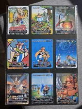 Pokemon Full Art Holo Style Asterix And Obelix Cards Lot Of 9