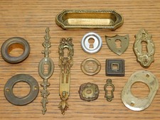 vintage LOT PLAQUE porte