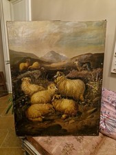 Peinture Ancienne Huile Sur