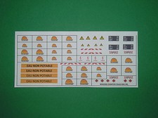  KIT.DECOR. TRAIN.HO.DECALCOMANIES.LOGOS.ENTREPRISE TRAVAUX. CITERNE.COLAS RAIL.