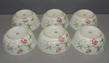 -6 TASSES PETIS BOLS PORCELAINE de LIMOGES COLLECTION VITRINE déco TABLE   D