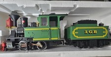 LGB G SCALE SIERRA RAILWAY 2017D STEAM LOCOMOTIVE W/TENDER MOTORIZED LEHMAN