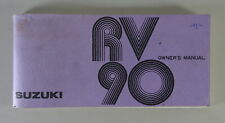 Owner's Manual/Manualbook Suzuki RV 90 status 05/1976