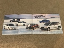 1996 PLYMOUTH PROWLER CONCEPT CAR BREEZE NEON GRAND VOYAGER Brochure Print Ad