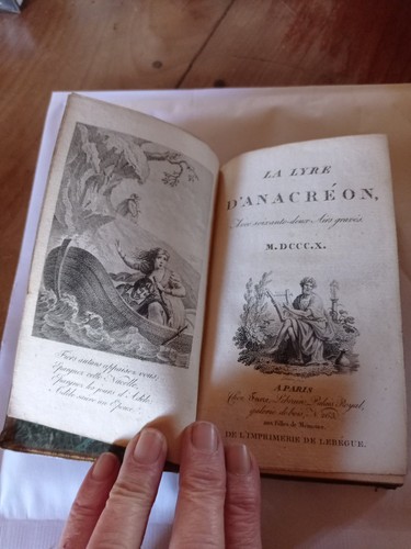 Livre ancien lyre - ancien.,