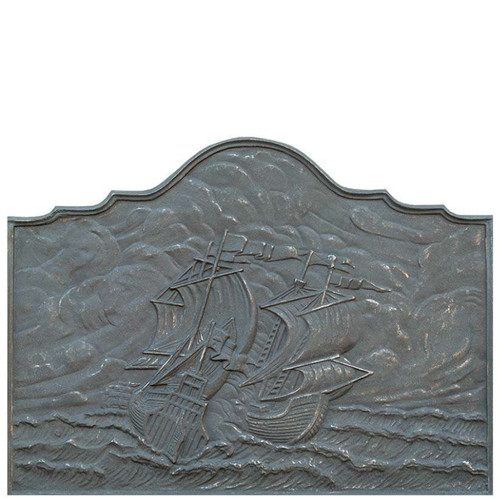 Plaque cheminée fonte - plaque,