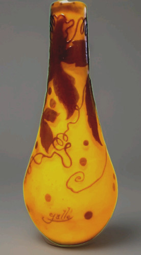 Vase émile galle décor - galle,