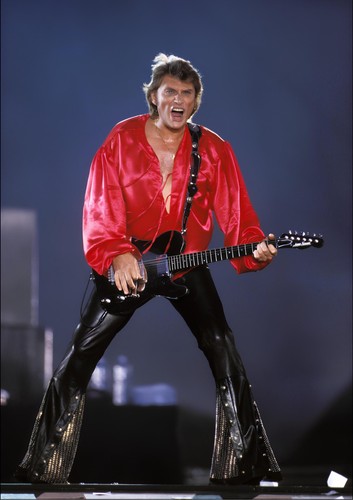 Photo johnny hallyday - a4,