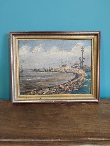 Tableau ancien huile - tableau,