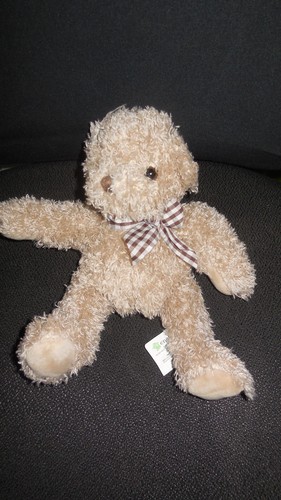 Doudou peluche ours beige - ours,