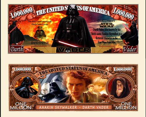 Dark vador star wars billet - star,