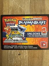 Plasma Blast Booster Code Pokemon Online TCG