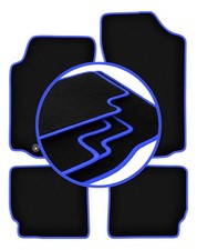 Tapis de sol en Velours noir