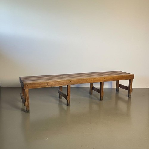 Banquette vintage teck - banquette, bois