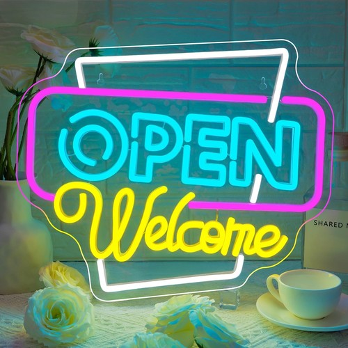 Enseigne néon led open - enseigne, “open