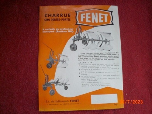 Ancien prospectus - ancien,