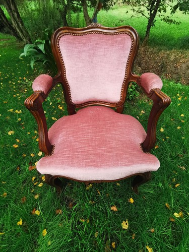 Fauteuils cabriolet rose - 4,