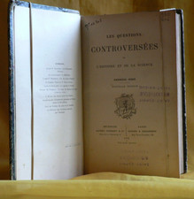 LES QUETIONS CONTROVERSEES DE