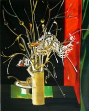 LITHOGRAPHIE "LE BOUQUET" NUMÉROTÉE ET SIGNÉE GEORGES BRIATA