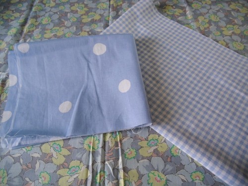 Coupons tissu fleurs - ",