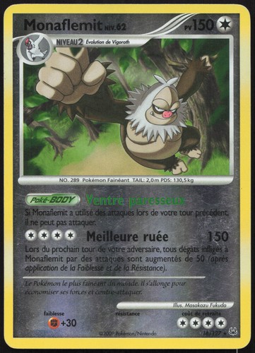 Carte pokémon monaflemit - carte,