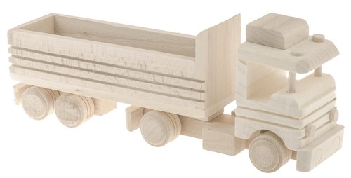 Camion tir bois - bois, avec