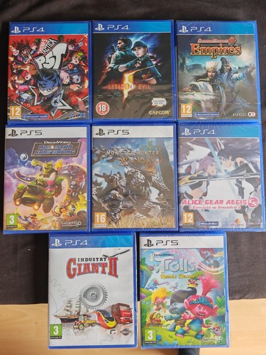 Lot jeux neuf - de, 5