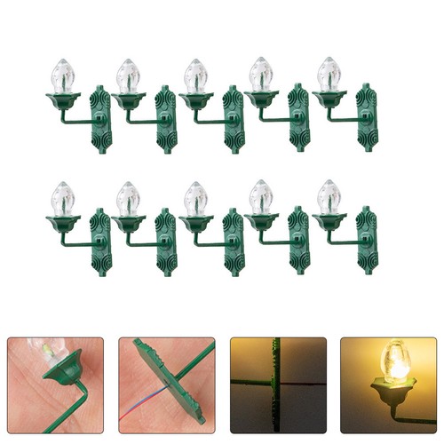 10pcs mini lampe murale - ,