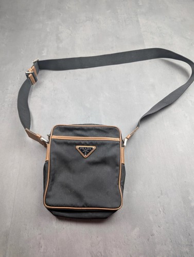 Sacoche prada noir marron - sacoche,