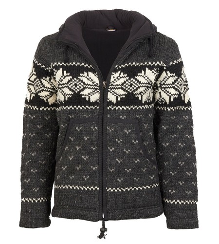 Cardigan homme laine - , motif