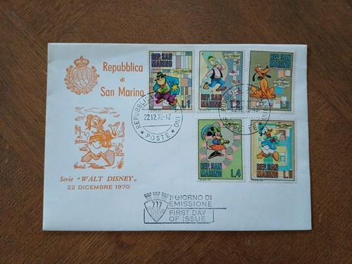 Lettre timbres saint marin - timbres,