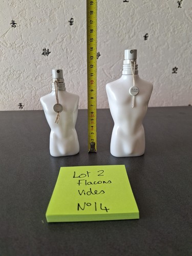 Lot flacons vides jean paul - flacons,