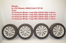 BMW F10 F11 17 Pouces Jante Alu Roues XTK CD0012 8Jx17 ET:30