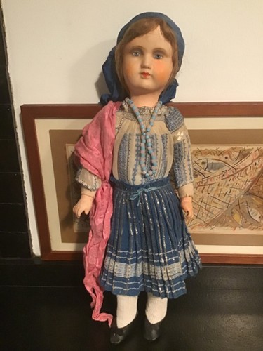 Poupée ancienne tête - poupée,