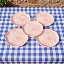Lot de 5 assiettes plates à
